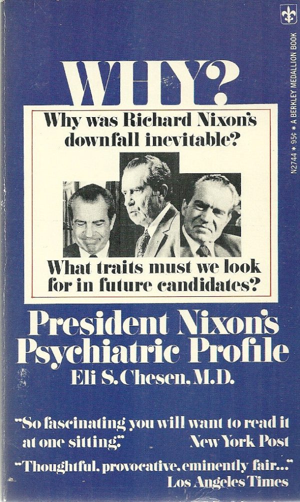 President Nixon s Psychiatric Profile Discount