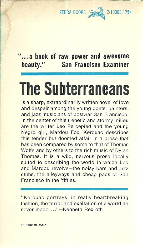 The Subterraneans on Sale